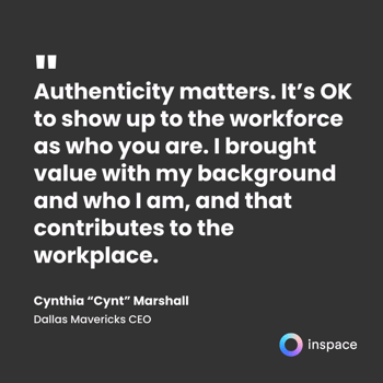 cynthia marshall quote at hr tech 2022 on authenticity